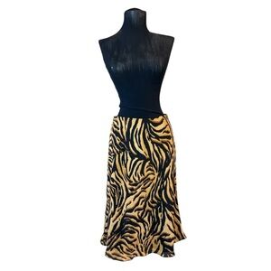 Socialite Animal Print Midi Skirt
